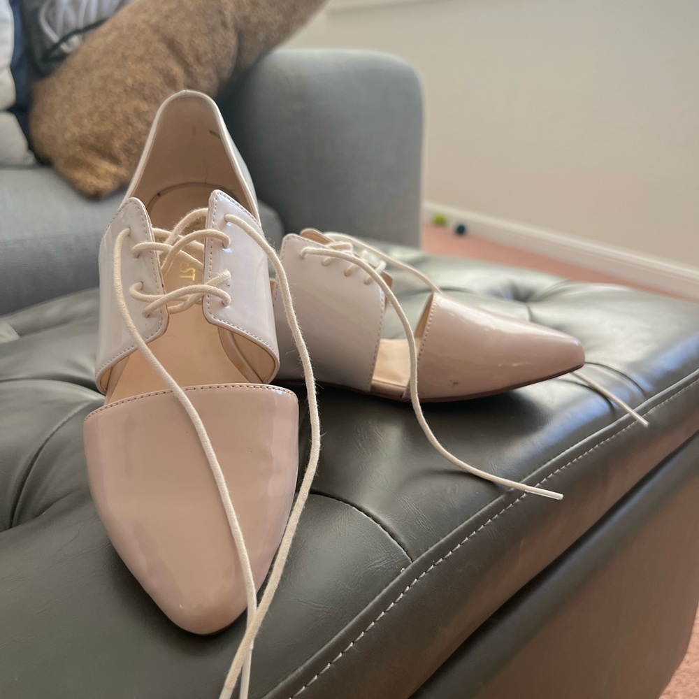 Nine West 2tone tie oxfords